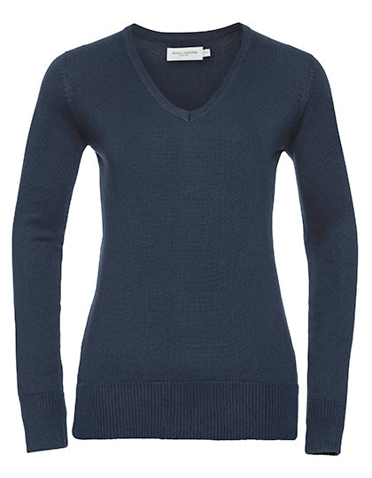 Ladies´ V-Neck Knitted Pullover L-Shop