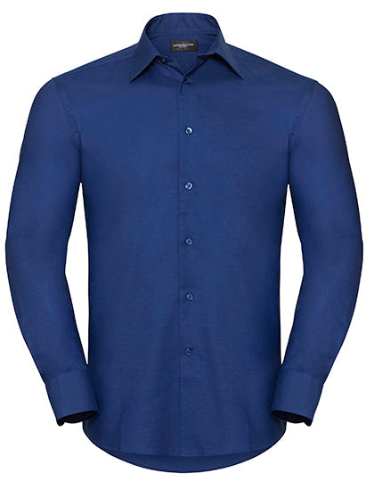 Men's Long Sleeve Tailored Oxford Shirt L-Shop
