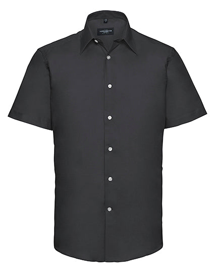 Men's Short Sleeve Tailored Oxford Shirt L-Shop