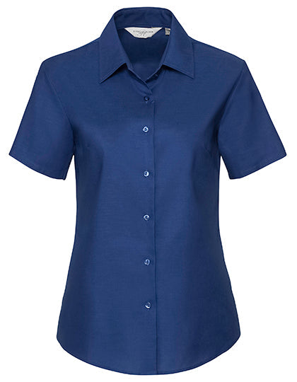 Ladies' Short Sleeve Tailored Oxford Shirt L-Shop