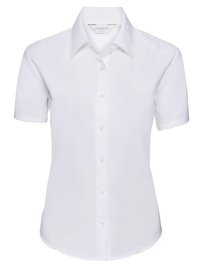 Ladies' Short Sleeve Tailored Oxford Shirt L-Shop