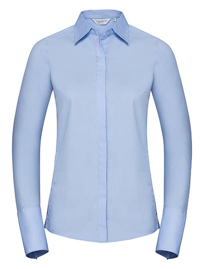 Ladies' Long Sleeve Fitted Ultimate Stretch Shirt L-Shop