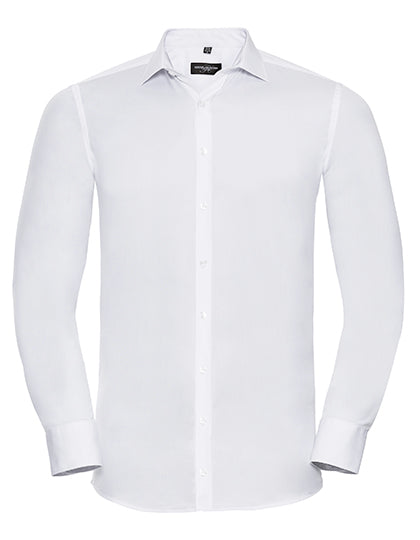 Men's Long Sleeve Fitted Ultimate Stretch Shirt L-Shop